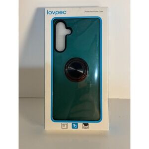 Samsung Galaxy S25 Plus Case Green Ring Holder Shockproof Protective Cover New